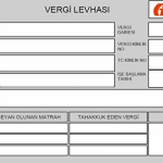 Vergi Levhası Nasıl Alınır [Çıkarma, Oluşturma ve Sorgulama]